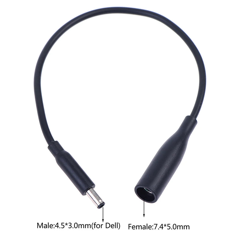 DC Power Charge Converter Adapter Cable Cord 7 4 Female 5 Male Zpaxo