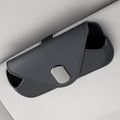 Fashion Clip-on Car Mounted Glasses Bag Convenient Magnetic Organizer Zpaxo Black