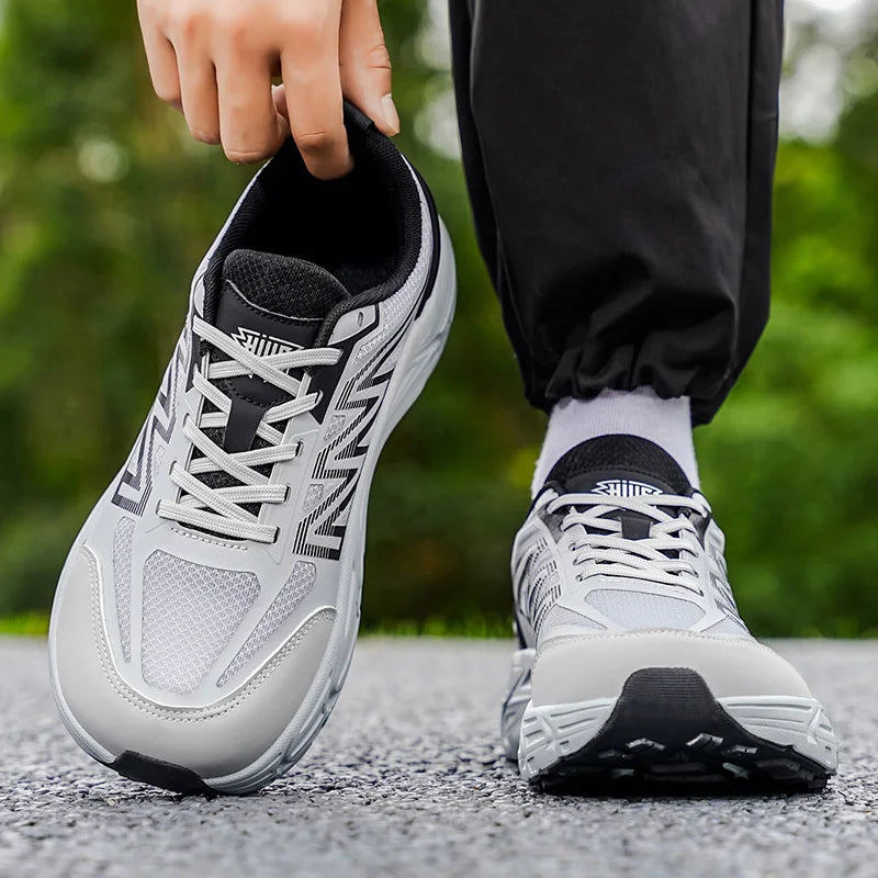 Men's Casual Sneakers Luxury Trainer Shoes Breathable Race Running