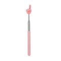 Stainless Steel Teaching Pointer Telescopic Rod Finger Design Teaching Stick Classroom Finger Pointer Teachers School Supplies Zpaxo A-Pink