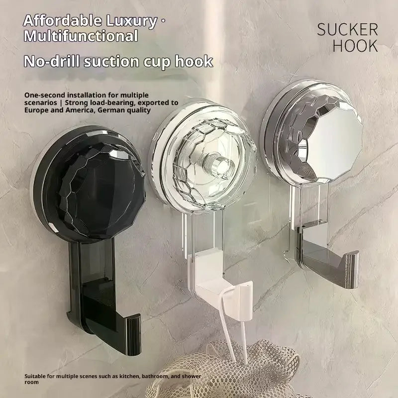 Powerful Suction Cup Hooks Traceless Heavy Duty Robe Towel Hook Keys Zpaxo
