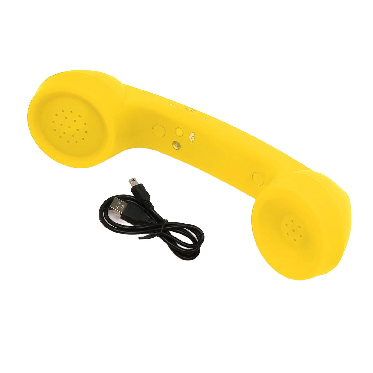 Bluetooth Telephone Handset Mobile Phone Retro Rechargeable Radiation Zpaxo YELLOW