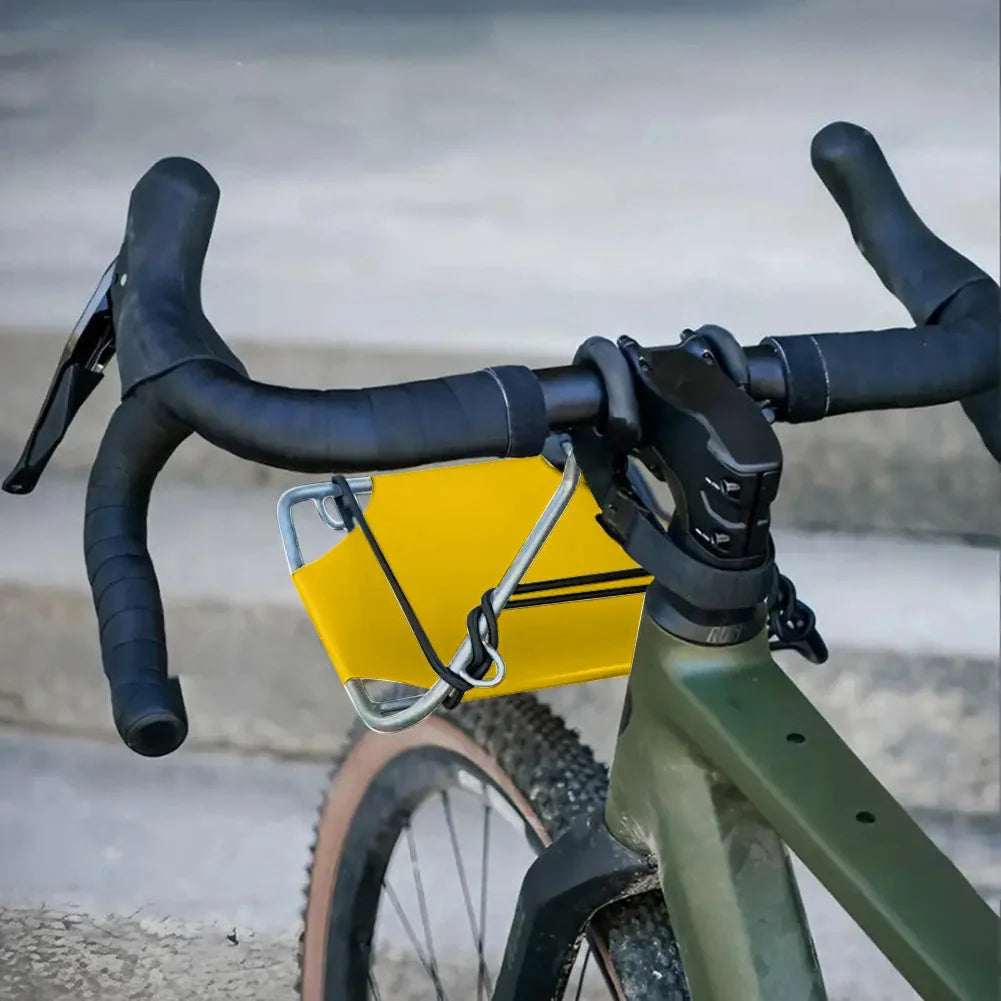 Folding Bike Front Bag Carrier Metal Basket Rack MTB Road Bicycle