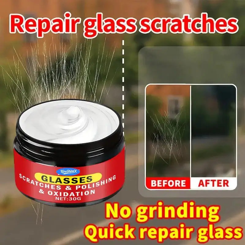 Glass Scratch Repair Wax – Car Windshield & Multi-Surface Polish