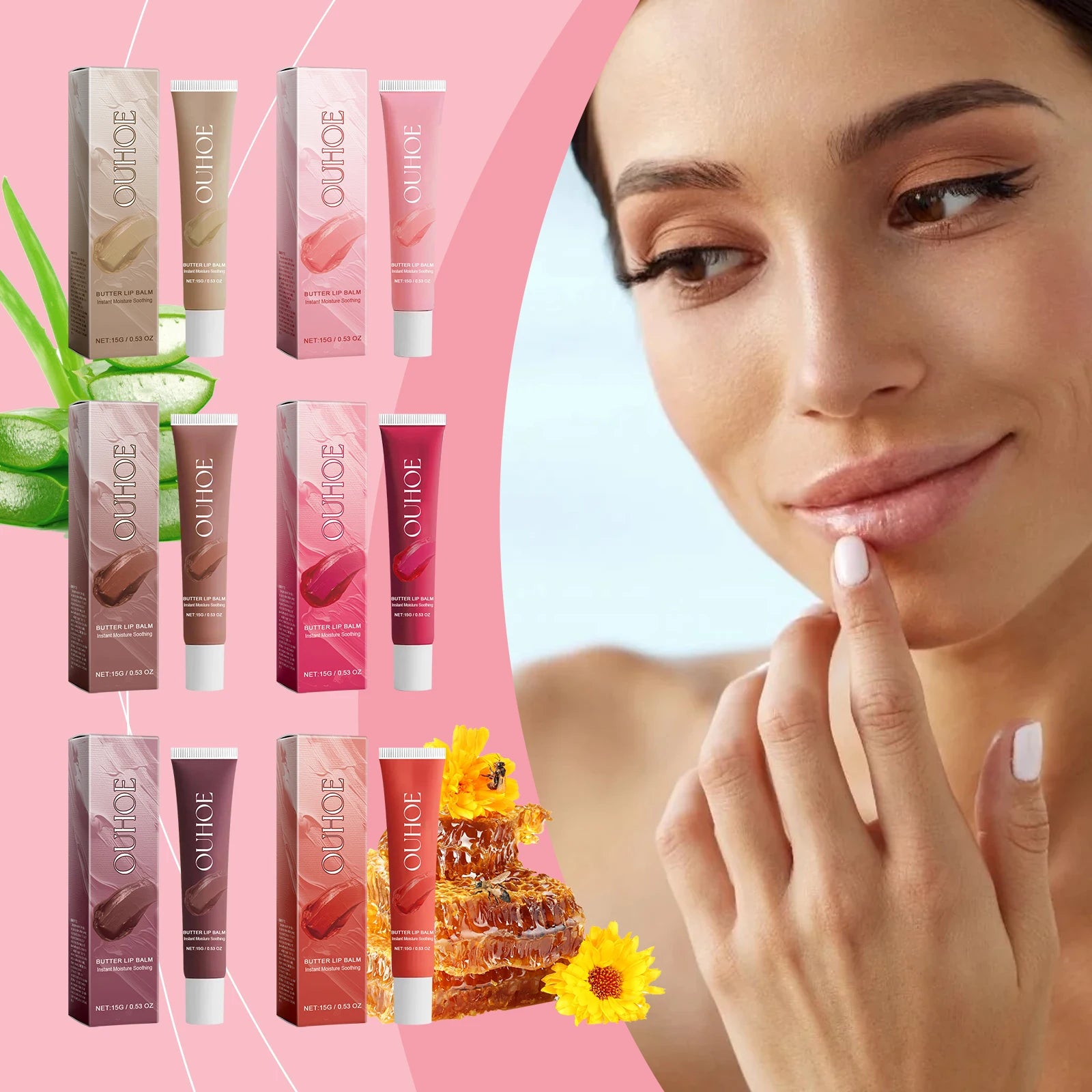 Colored Lip Balm Gentle Moisturizing Soft and Moisturizing Lips Non-fading Skin Care Dull Moisturizing Lip Balm Zpaxo