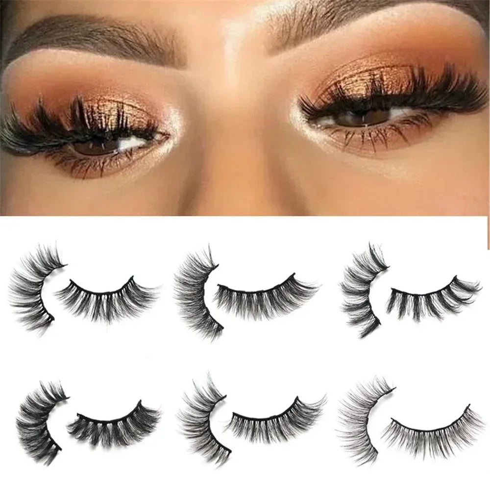 3D Magnetic Eyelashes Waterproof Lasting Naturally Eyeliner Magnet Zpaxo