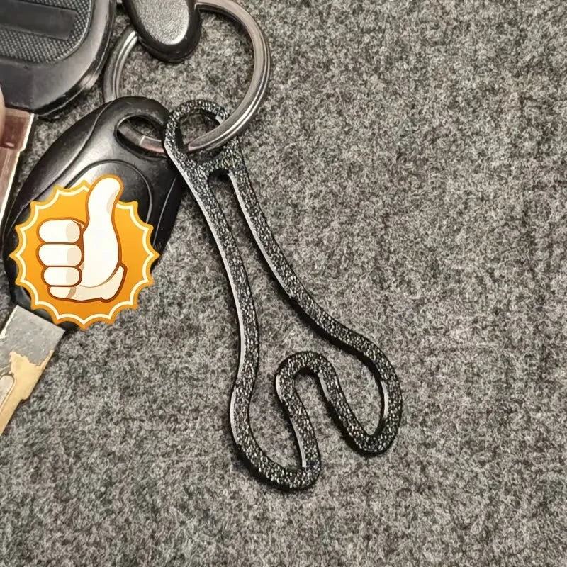 Shopping Cart Token Keychain Supermarket Trolley Unlocking Tool 3D