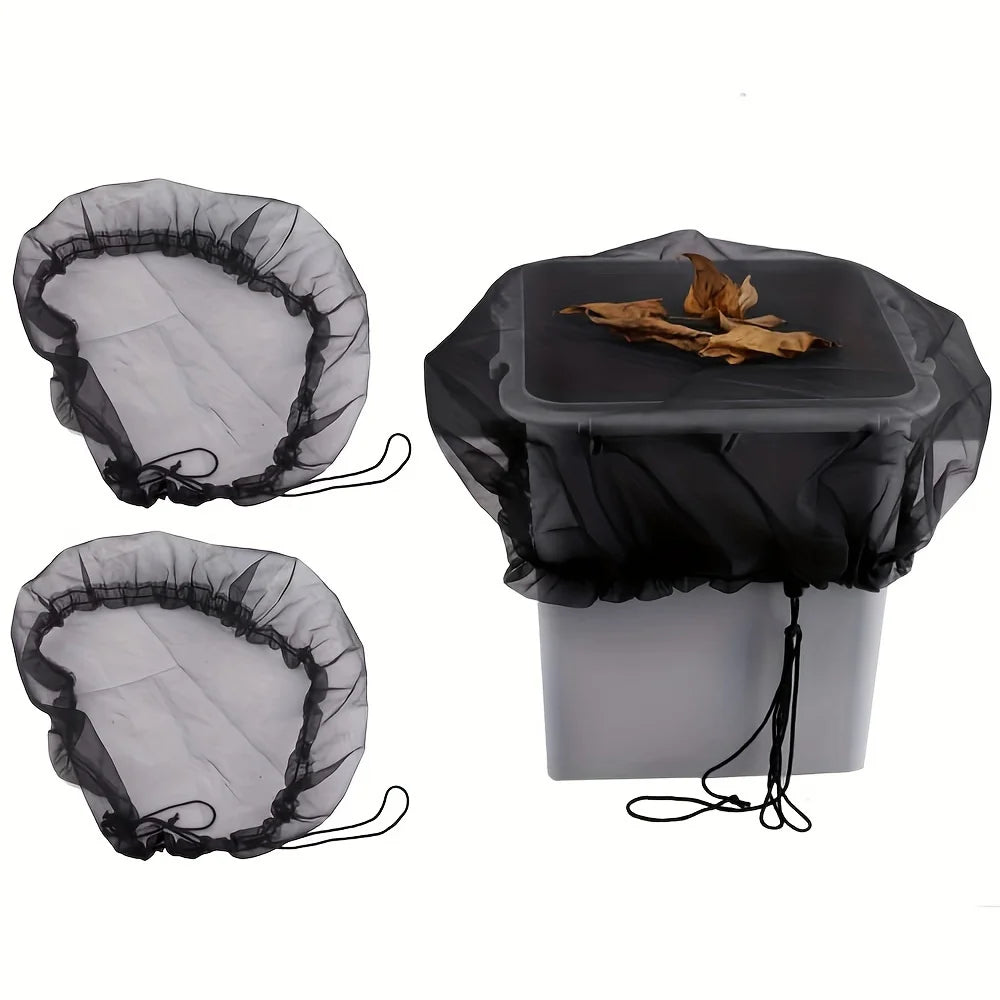 2PCS Mesh Cover Netting for Rain Barrels Water Collection Buckets Tank Raindrop Harvesting Tool Anti-Mosquito Water Protection Zpaxo