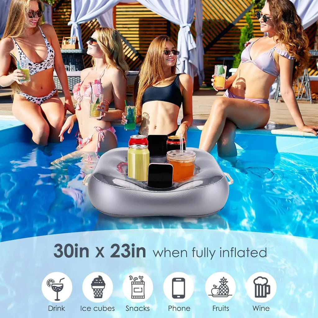 Pool Drink Floats Tub Accessories Beverage Storage Floating Food