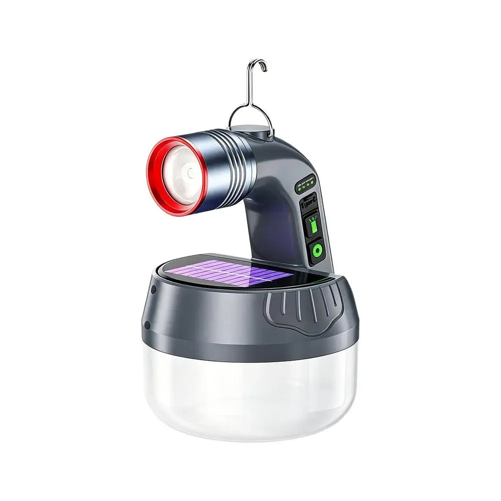 Solar Camping Lantern USB Rechargeable Decorative Table Lamp Powered