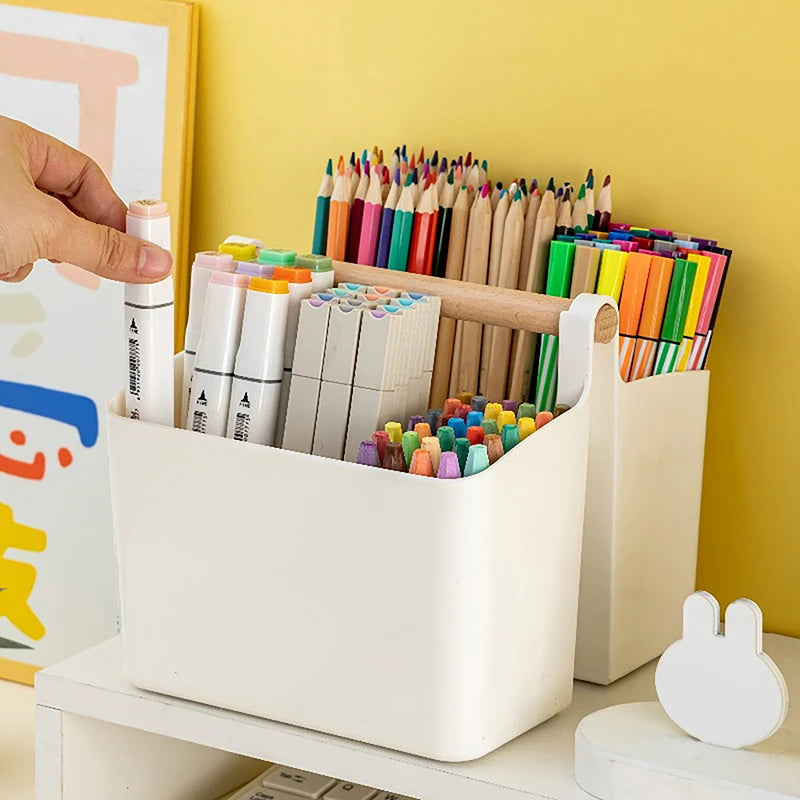 Extensive Capacity Multipurpose Storage Caddy Portable Pen Box School Zpaxo