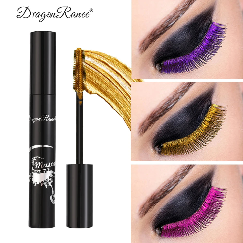 Colorful Mascara, Long-Lasting, Waterproof, Non-Smudged, Lightweight, Smooth, Easy to Color, Thick, Slender, Thick and Lengthening Zpaxo