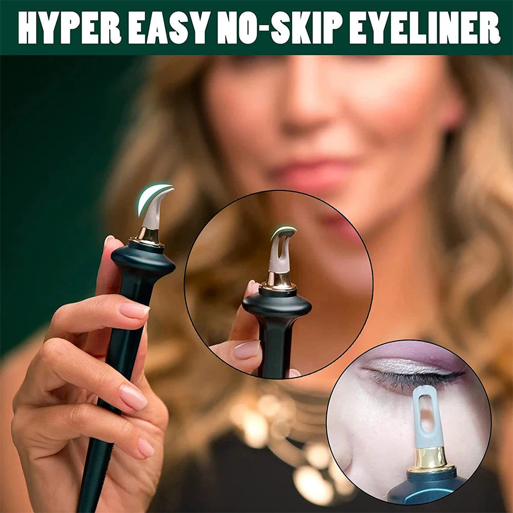 Silicone Eyeliner Brush Waterproof Non-smudge Auxiliary Tool Zpaxo