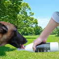 Portable Dog Water Bottle Travel Cup 2-in-1 Outdoor Drinking Feeding