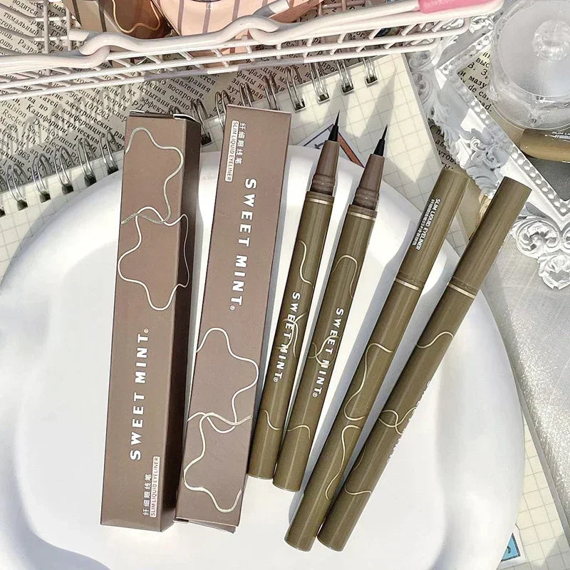 4 Colors Waterproof Liquid Eyebrow Easy Sweat-proof Pen Ultra Thin