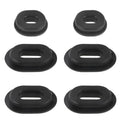 12pcs Motorcycle Body Side Cover Rubber Grommet Fairing Washer Bolts Motorcycle Accessories Zpaxo Black