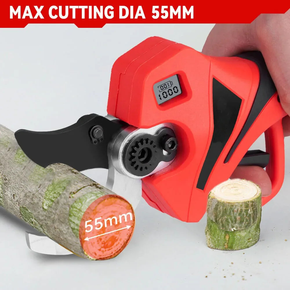 Brushless Electric Scissors Cordless Pruning Shear Tree Garden Cutter
