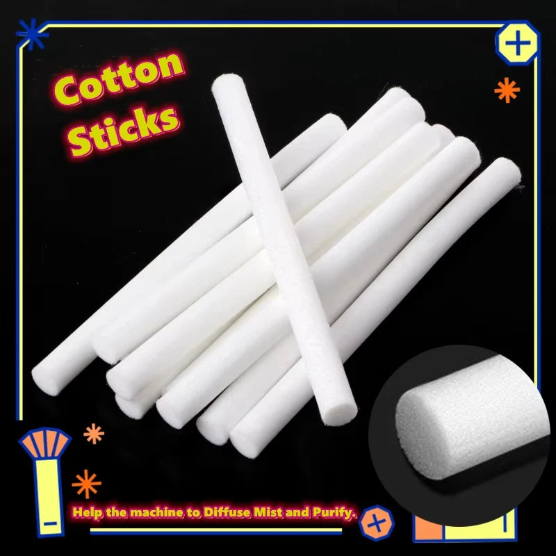 20pcs Mini USB Powered Humidifier Sticks 0.8cm X 8cm Portable Personal Desktop Room Filter Refill Wicks for Desktop Room Humidif Zpaxo