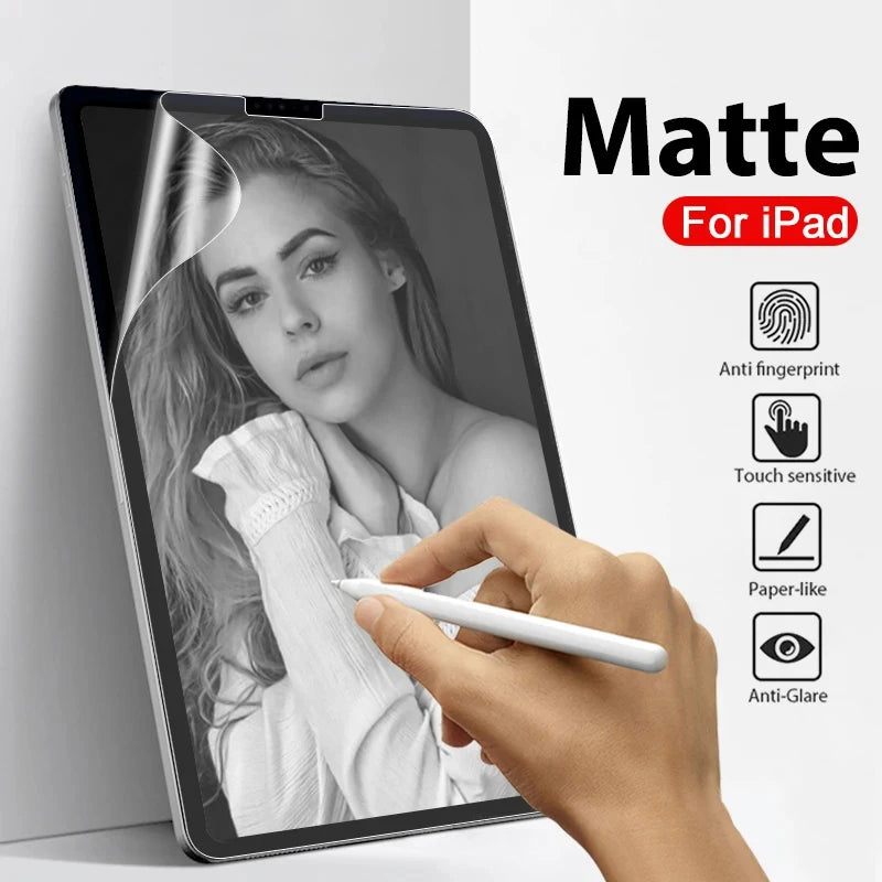 Like Paper Screen Protector for iPad 10th Mini 6 Air 5 4 10.9 Matte Screen Protective film For iPad 10.2 7th 8th 9th Pro 11 12.9 Zpaxo