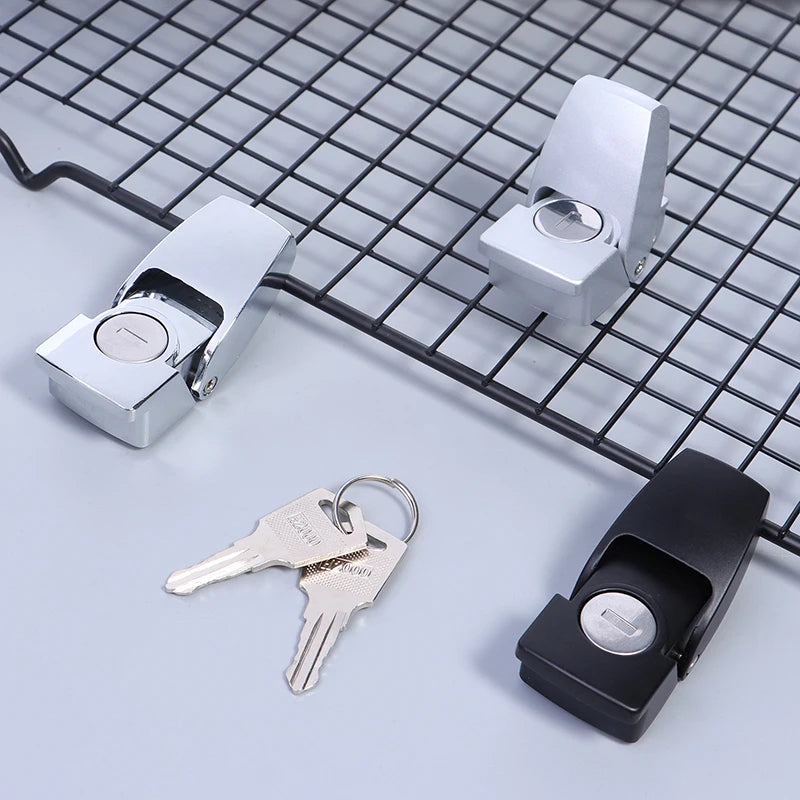 Dk604 Buckle Lock Stainless Steel Cabinet Latch Drawer Security Toggle Lock With Two Keys Zpaxo