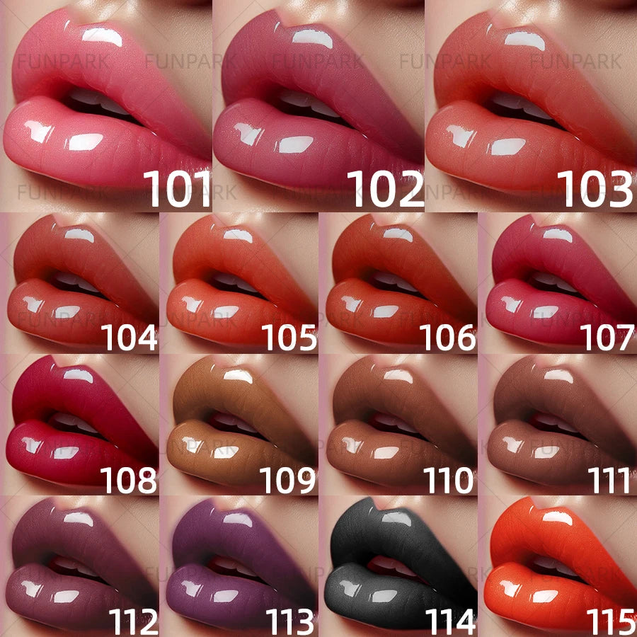 15 Moisturizing Lip Gloss Sexy Red Oil Long Lasting Liquid Lipstick
