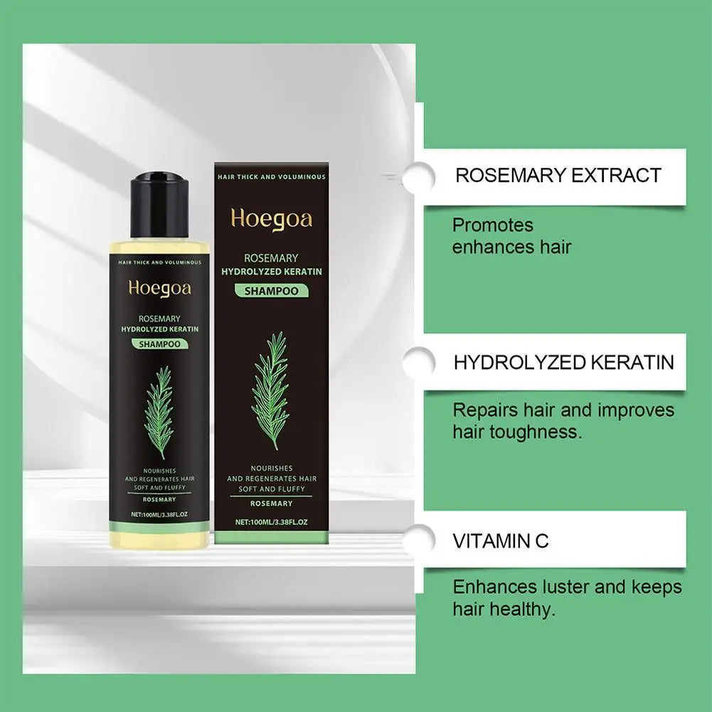Natural Rosemary Shampoo – Reduce Hair Loss & Dandruff 100ml Rosemary Hair Shampoo Zpaxo