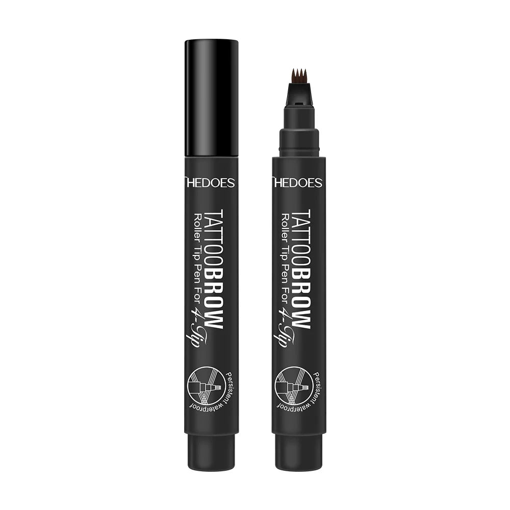 Four-pronged beard, brush, eyebrow pencil, dual-purpose waterproof and sweat-proof, quick-drying in one second Zpaxo 04