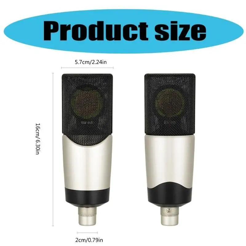 652F Professional Condenser Studio Vocal Recording Large Diaphragm Zpaxo