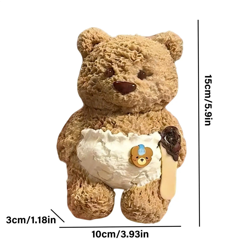 Squeeze Fidget Toys Cute Bear Slow-Rising Stress Ball Stretchy Animal Relief Fidget Toys For Men Women Kids Girls Boys Home Zpaxo