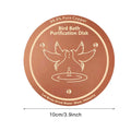Bird Bath Copper Birdbath Purifier Triple-point Support Disk Zpaxo Red