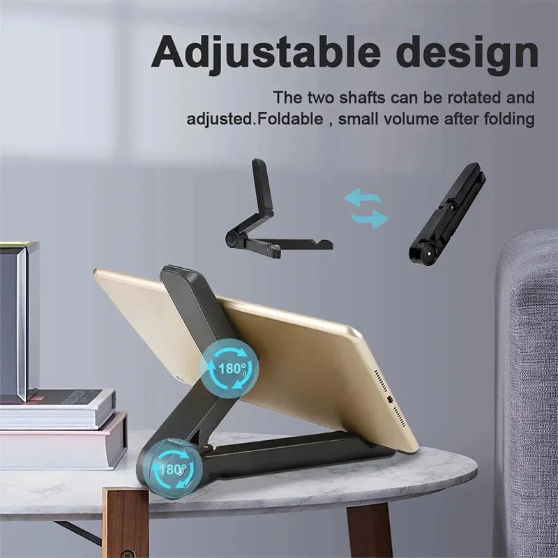 Desktop Mobile Phone Tablet Holder Foldable Portable Adjustable Table Zpaxo