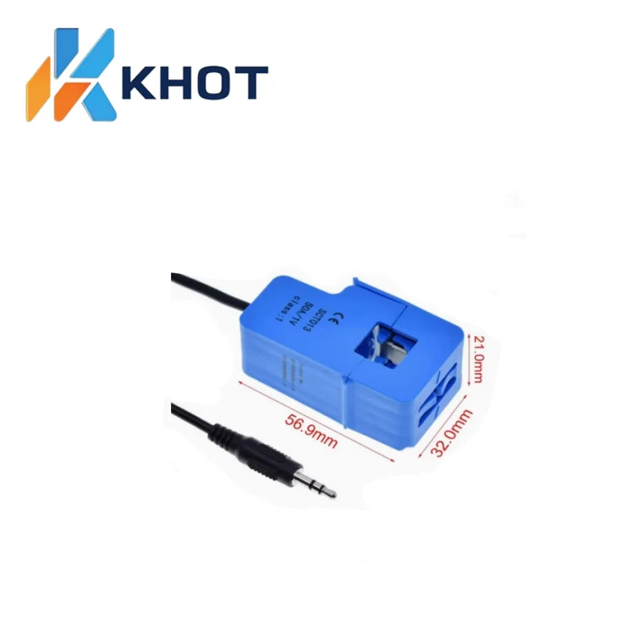 SCT-013-000 10A 15A 20A 50A 100A Open Closed Current Transformer SCT013 Non Invasive AC Current Sensor Split Type Current Transf Zpaxo
