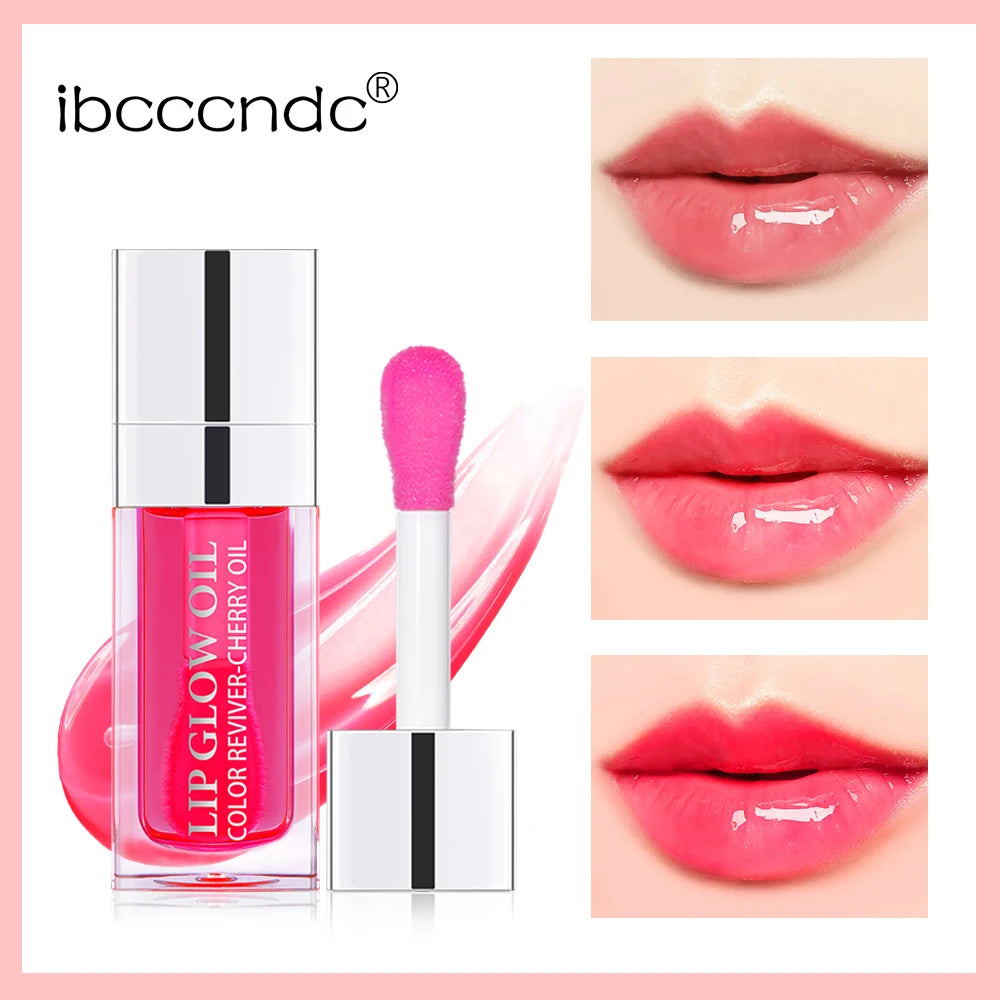 Crystal Jelly Moisturizing Lip Oil Plumping Lip Gloss Makeup Sexy Plump Lip Glow Oil Tinted Lip Plumper 6ml 1 Piece Zpaxo