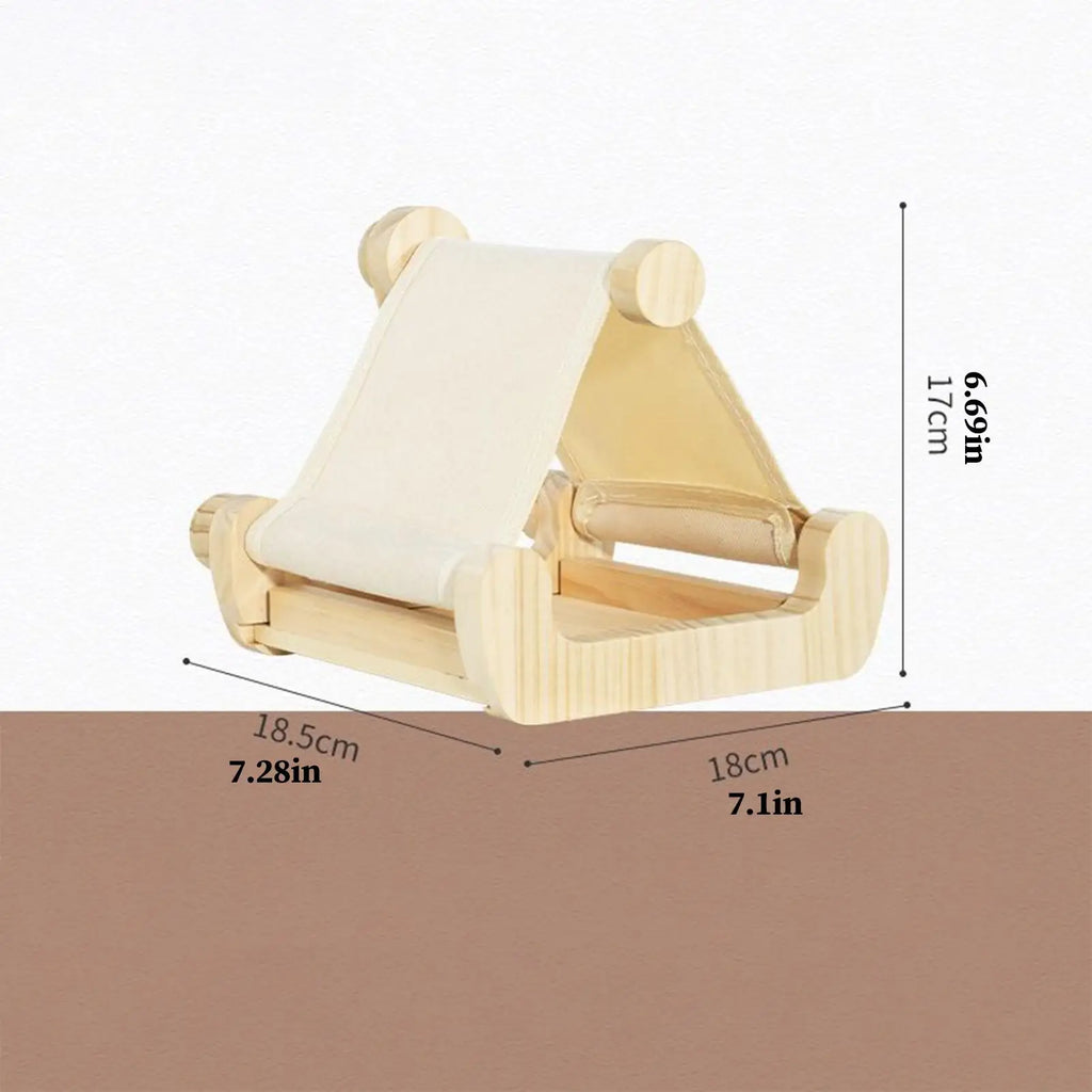 Bird Hammock Wooden Sleeping Drawer Tray Multifunctional Conure Bed