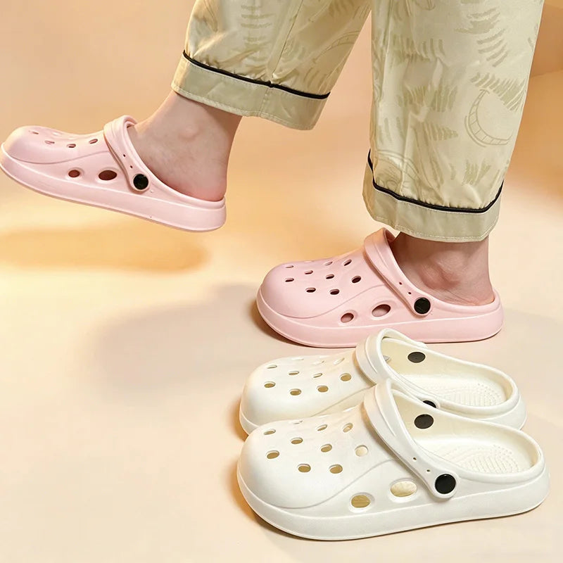Women Clogs Summer Female Sandals Thick Bottom Home Slides Soft EVA