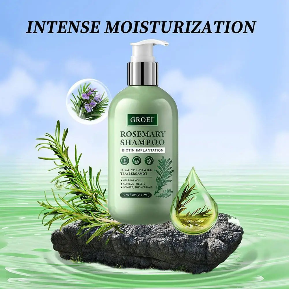 Rosemary Strengthening Shampoo & Conditioner 200ml | All Hair Rosemary Hair Shampoo Zpaxo