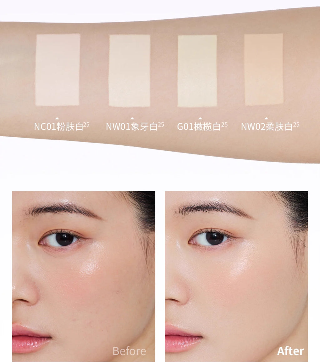 Girlscrush Foundation Skin Dewy Glow Luminous Finish Lightweight Dry Zpaxo