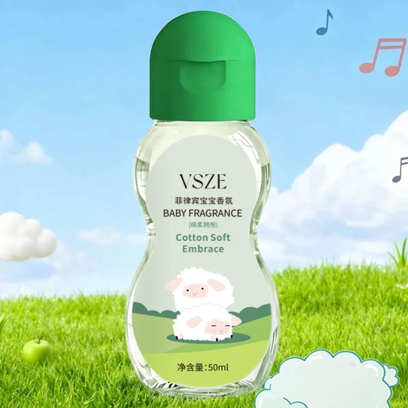 Baby Friendly Plant Extract Soft Scent Perfume Fresh Light Fragrance Natural Skin Calming Aroma Kids Home Daily Use 50ml Zpaxo