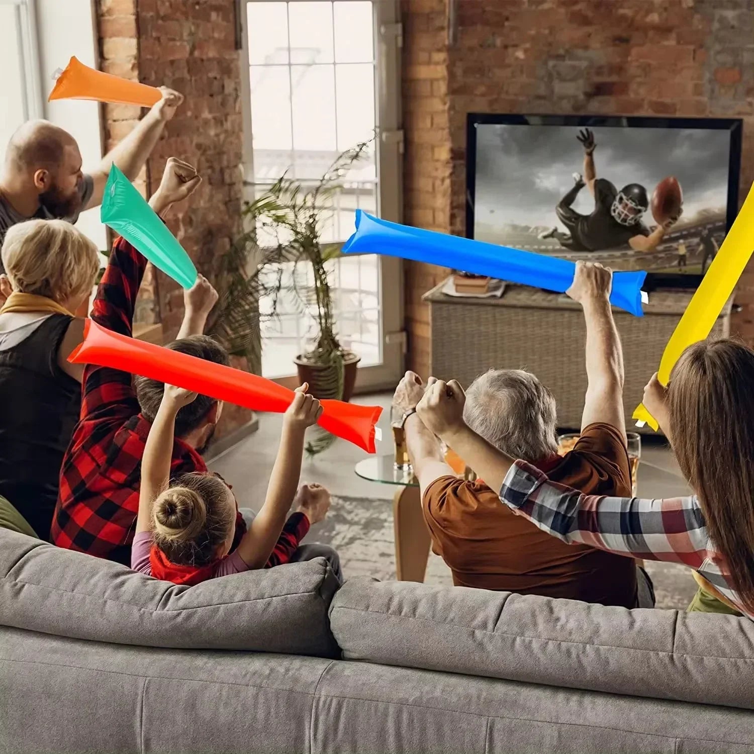 Inflatable Sticks Noise Maker Team Spirit Boom Cheering Makers