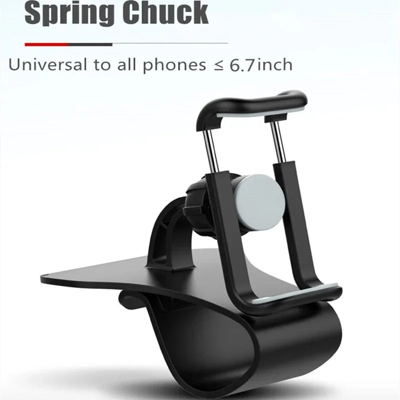 Dashboard Car Mobile Phone Clip Smart Holder 360 Degree Rotation GPS