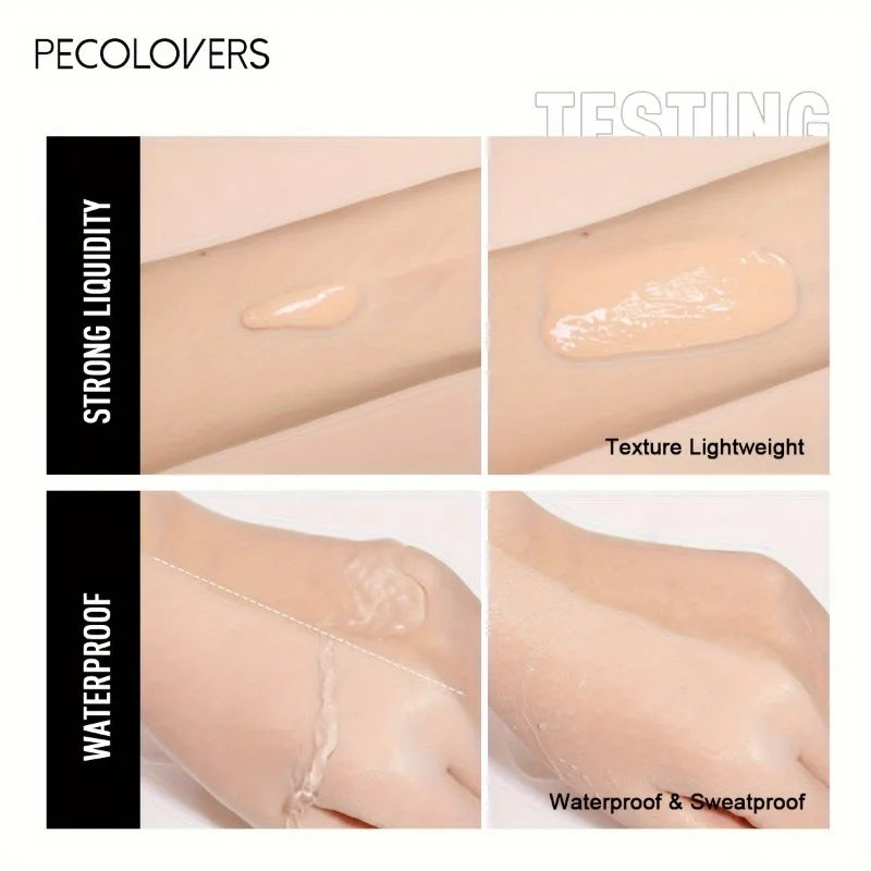 1PC Full Coverage, Covering Dark Circles, Natural,Concealer, Matte, Non-sticky, Liquid Foundation, Suitable for All Skin Types Zpaxo