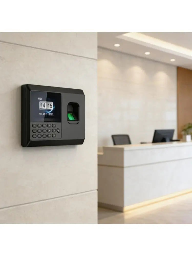 652F Professional Attendance Terminals Biometric Passwords Access 30 Zpaxo CN 100V-127V US Plug