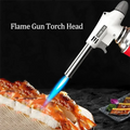 1set Picnic Barbecue Baking Cassette Stove Double-tube Spray Gun All-copper Flame Outdoor Barbecue Igniter Welding Gun Nozzle Zpaxo 920