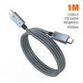 240W USB-C Cable 40Gbps 8K – Fast Charging & Data Transfer USB-C Charging Cable Zpaxo 1m Cable