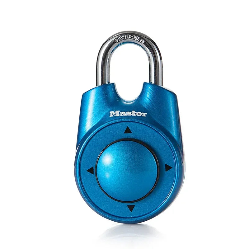 Master Keyless Lock Portable Combination Directional Password Padlock Zpaxo Upgraded Style-Blue