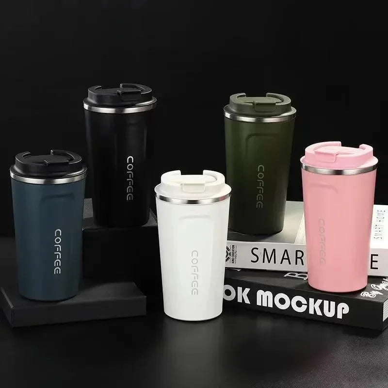 380 Thermal Mug Coffee Cup Stainless Steel Keeps Cold Heat Portable