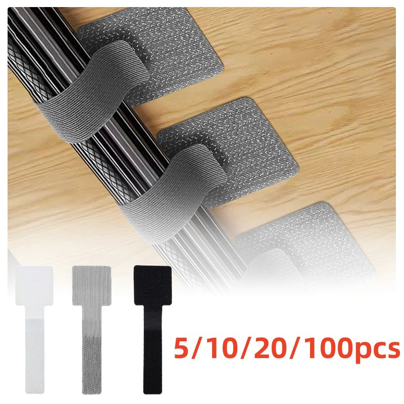 Reusable Cable Tie Fastening Mouse Wire Organizer Cord Rope Holder
