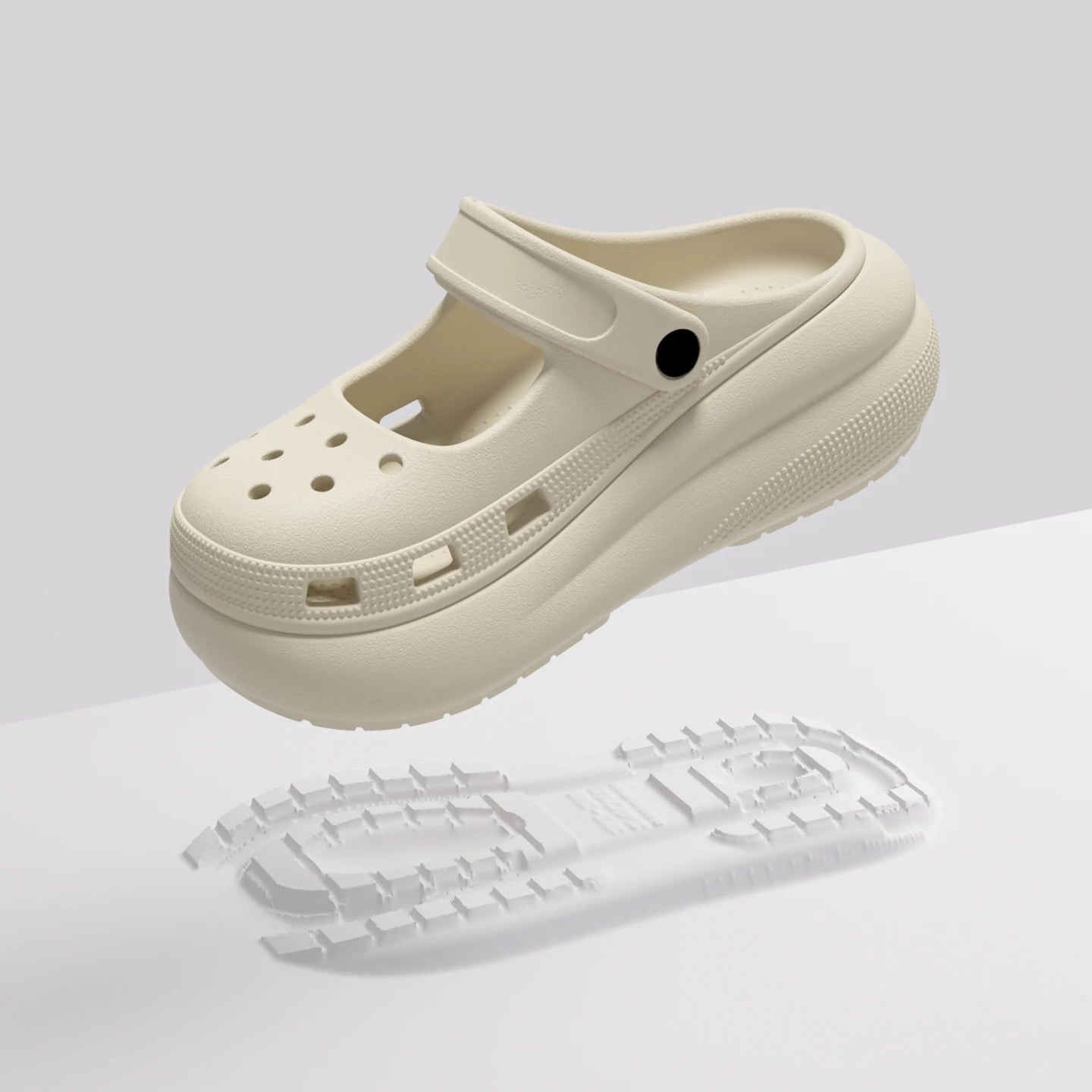 Unisex EVA Closed Toe Platform Clogs Non Slip Soft Summer Indoor Home