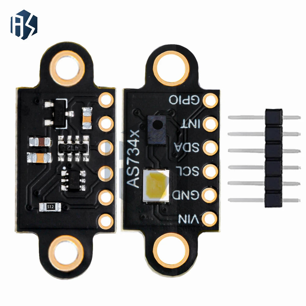 AS7341 AS734x Visible Spectral Sensors Module Color Temperature illuminance High Accuracy Color Detection For Arduino Zpaxo