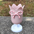 Tulip Pen Holder & Vase – Cute Floral Desk Organizer for Kids Decorative Pen Holder Zpaxo Pink